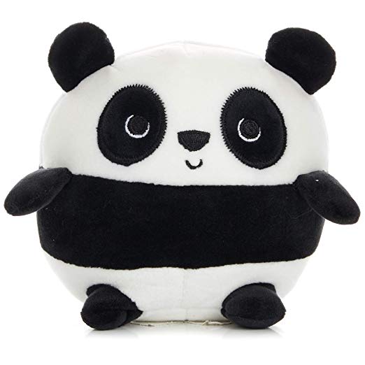 Yin Yang The Panda - Small Round Huggables - Stuffed Animal Plush 5 Inches